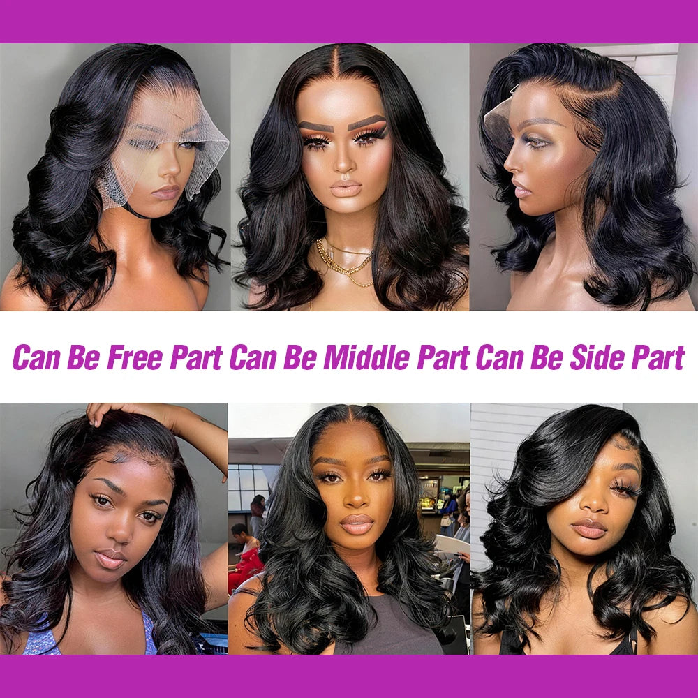 Perruque Body Wave Lace Front 13x6 – Cheveux Humains Brésiliens