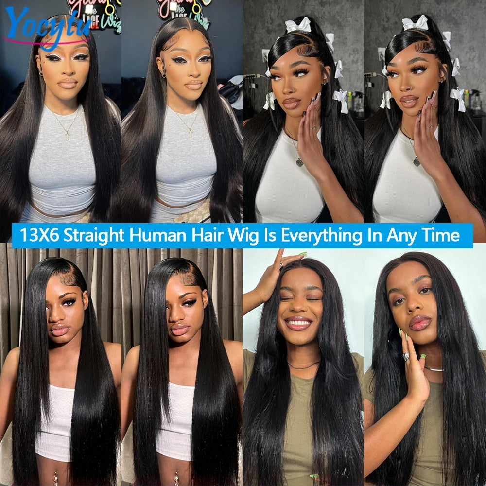 Perruque Lace Front en cheveux humains – 18 à 34 pouces