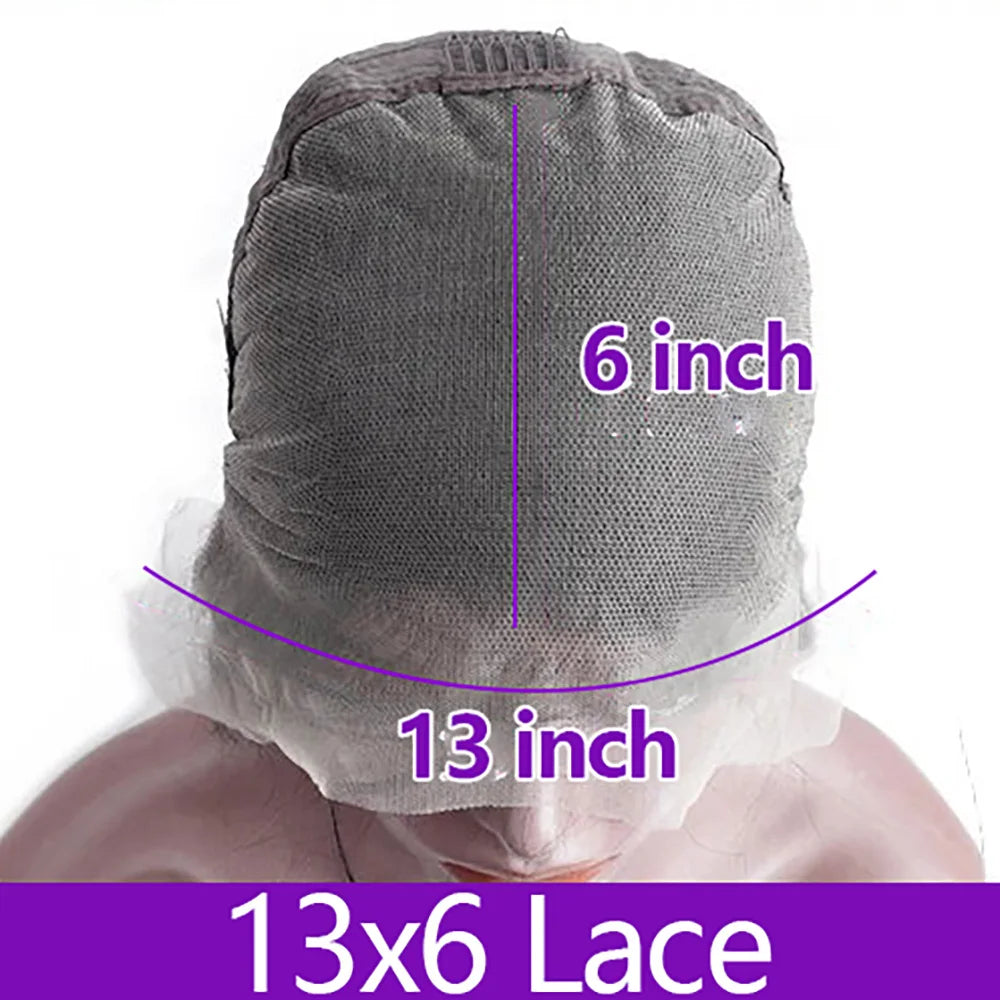 Perruque Lace Front HD 13x6 – Cheveux Humains Remy, Lisses, 18–46"