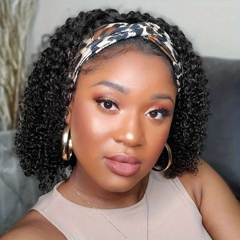 Perruque Deep Wave Sans Colle – Cheveux Humains Brésiliens Remy, 200 %