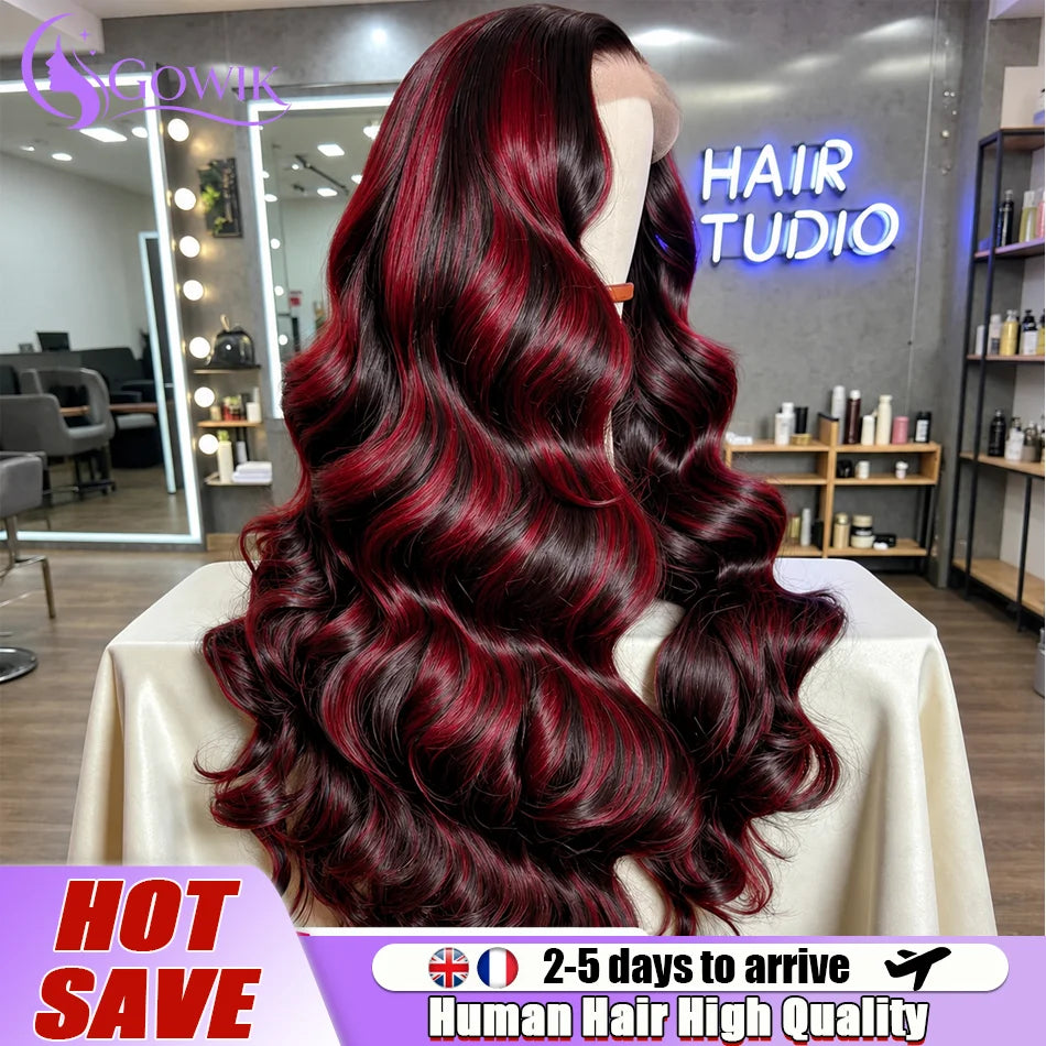 Perruque Body Wave HD 13x6 – Cheveux Humains Brésiliens, 10–32"