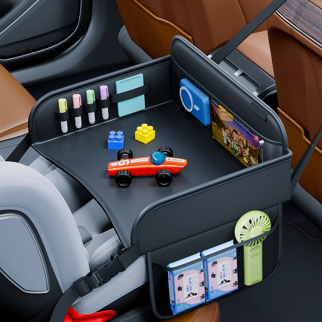 Table de dessin et plateau repas pour enfant en voiture